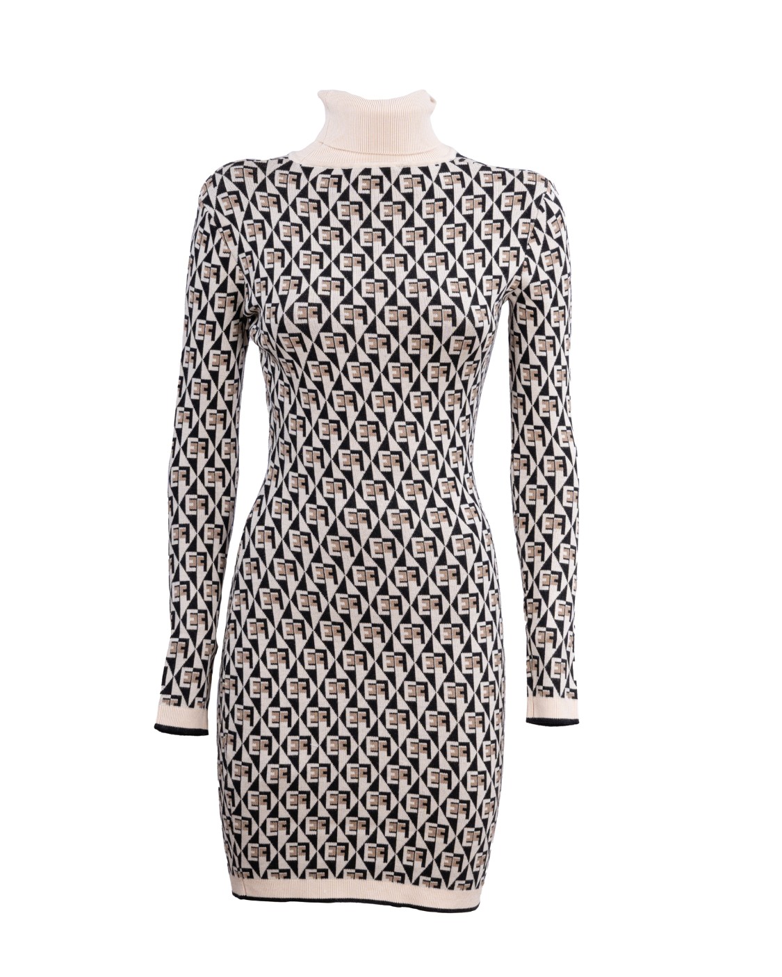 shop ELISABETTA FRANCHI Saldi Abito: Elisabetta Franchi Abito midi dolcevita a costine.
Abito midi in jacquard.
Dolcevita.
Costine.
Manica lunga.
Composizione: 94% Viscosa 3% Poliammide 3% Elastane.
Made in Italy.. AM59Q26E2-685NERO/BURRO number 6756158